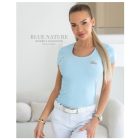 Blue Nature Basic felső rövid ujjú világoskék