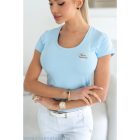 Blue Nature Basic felső rövid ujjú világoskék