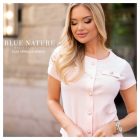 Blue Nature Éda gombos felső rózsaszín