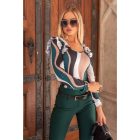 Blue Nature magas derekú Edina bengalin nadrág méregzöld