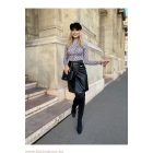 Blue Nature Gina műbőr szoknya fekete