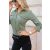 Blue Nature Loretto végig patentos ing khaki