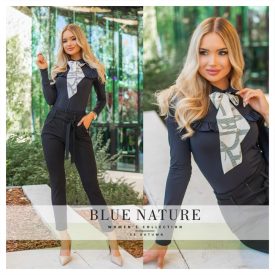 Blue Nature megkötős puntó nadrág fekete