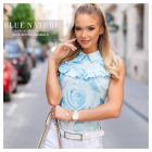 Blue Nature Terra felső világoskék mintás