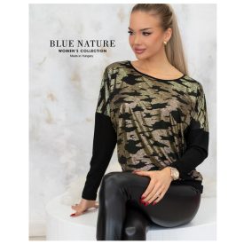 Blue Nature Ylena felső fekete-arany egymétetes