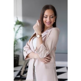 Blue Nature Barbi hosszított zakó bézs