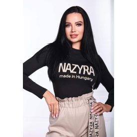 Isabel minőségi poliamid felső felirattal fekete