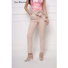 La Pierre Bing Barbie megkötős nadrág bézs