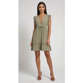 La Pierre Capri ruha khaki egyméretes