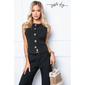 Mystic Day Angelika mellény fekete