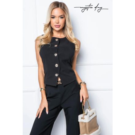 Mystic Day Angelika mellény fekete