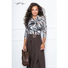 Mystic Day Frézia szoknya csokibarna