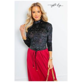 Mystic Day Gabika felső csillogó mintás