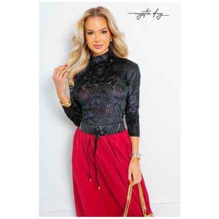 Mystic Day Gabika felső csillogó mintás