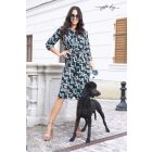 Mystic Day Karina ingruha fekete alapon mintás