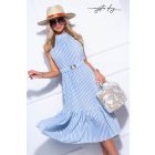 Mystic Day Katerina ruha kék csíkos