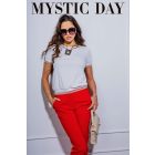Mystic Day kötött hatású felső fehér