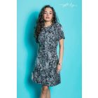 Mystic Day Milagros ruha fekete-fehér mintás