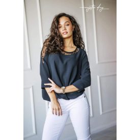 Mystic Day Panka felső fekete