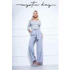 Mystic Day Rimini bő szárú nadrág szürke