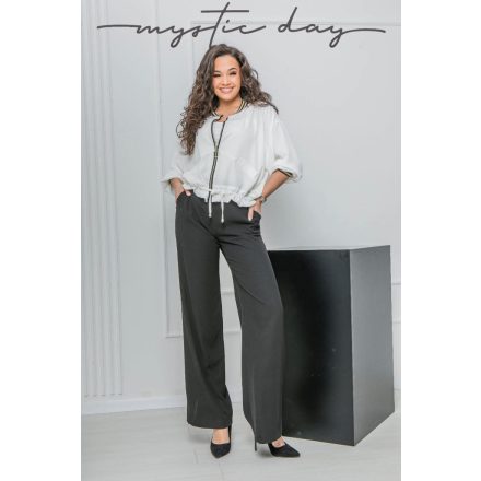 Mystic Day Rimini bő szárú nadrág fekete