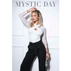 Mystic Day Rimini bő szárú nadrág fekete