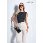 Mystic Day Roza felső fekete