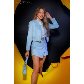 Mystic Day Samanta kabátka világoskék