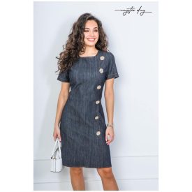 Mystic Day Zoé gombos ruha farmerkék