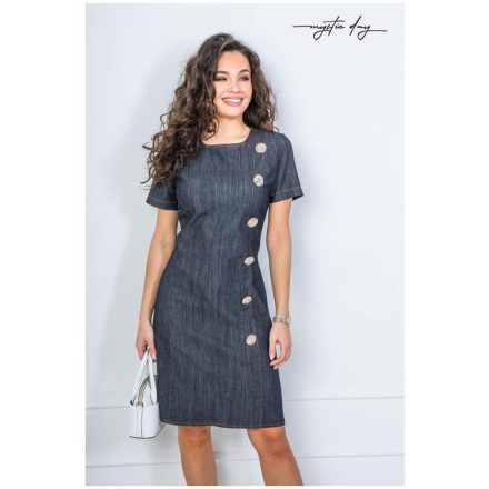 Mystic Day Zoé gombos ruha farmerkék