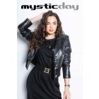 Mystic Day Zoja bőrdzseki fekete