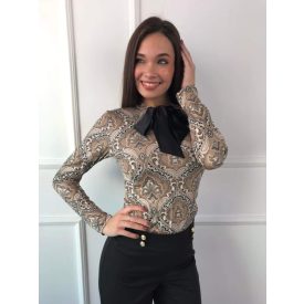 Robrow megkötős body mintás